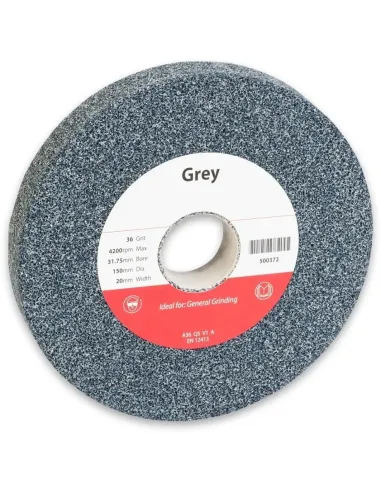 Axminster Aluminium Oxide 'Grey' Grinding Wheels - 150mm