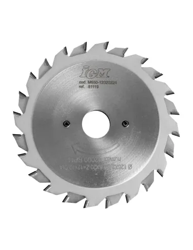 IGM Fachmann Diamond Adjustable Scoring Blade - D120x2,8-3,6 d20 Z12+12 H.4