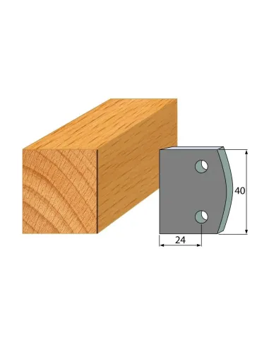 IGM Profile No.192 - 2pcs Chip Limiters 24 mm, 40x4 mm SP