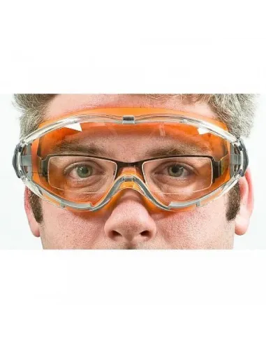 Uvex Ultrasonic Comfort Safety Goggles, clear lens