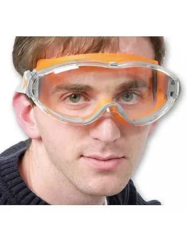 Uvex Ultrasonic Comfort Safety Goggles, clear lens