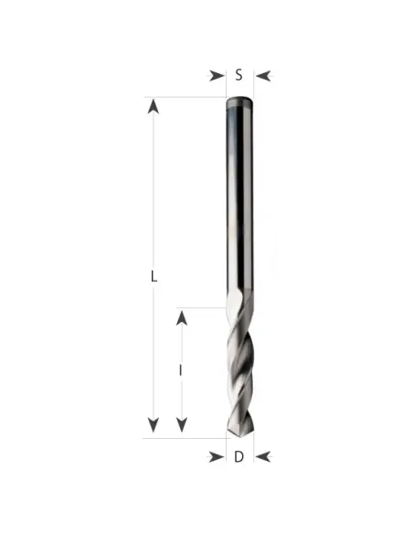 Twist Drill 363 V point 120° HWM