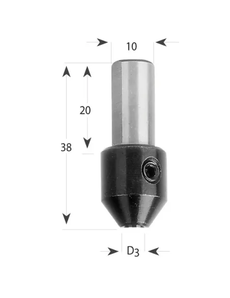 Adaptor for Twist Drill S10