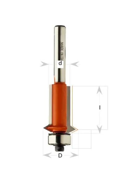 Flush and V-groove Bit