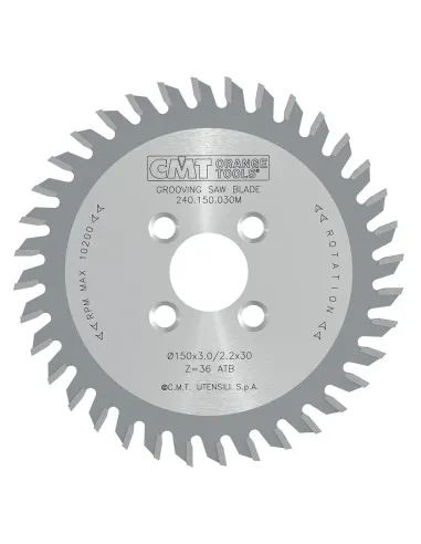 CMT Grooving Saw Blade for CNC