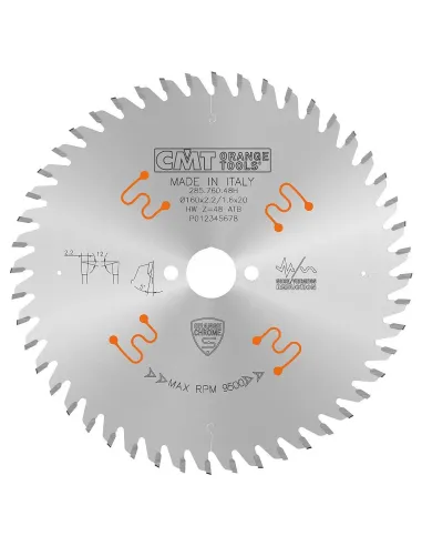 CMT CHROME Fine Finishing Saw Blade 