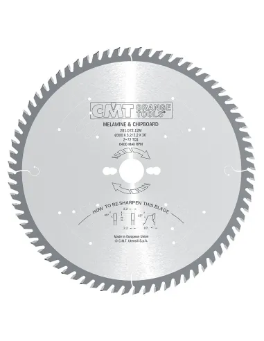 CMT Industrial Saw Blade for Laminated and Chipboard