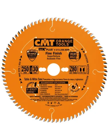 CMT ITK Ultra Thin-Kerf Fine Cut-off Saw Blade