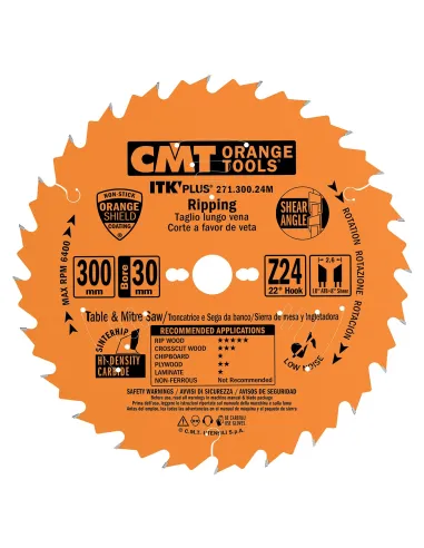 CMT ITK Ultra Thin-Kerf Universal Saw Blade