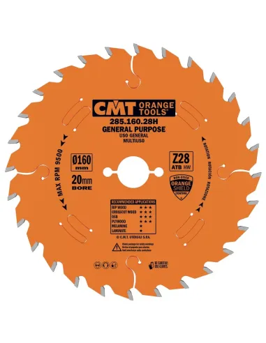 CMT Orange Industrial Rip and Crosscut Saw Blade 