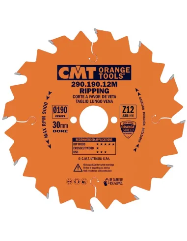 CMT Rip Saw Blade for Portable Machines