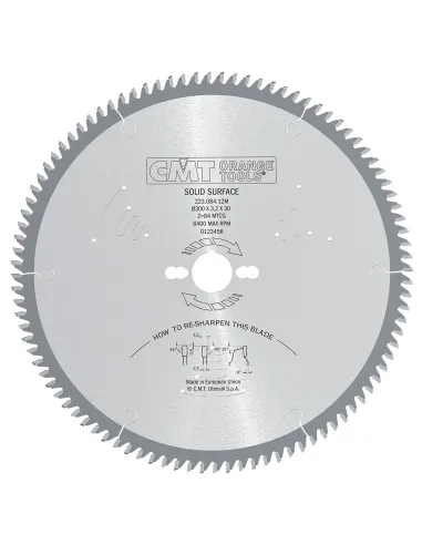 CMT Solid Surface and Corian Saw Blade