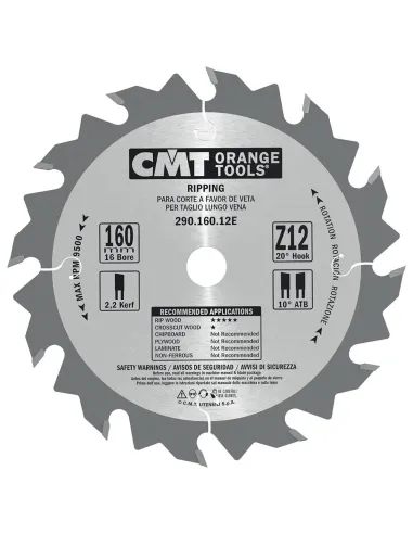 CMT Rip Saw Blade for Portable Machines