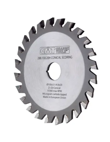 CMT Conical Scoring Blade for CNC Panel Sizing Machine