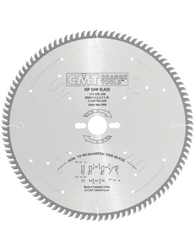 CMT XTreme Fine Cut-off Saw Blade