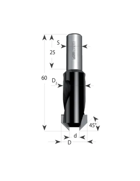 CMT Countersink HW with Shank