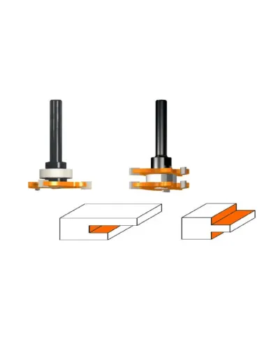 Slot Cutter Set with C923 Bearings