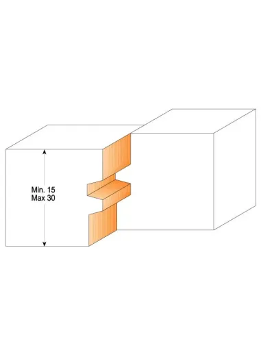 Reverse Glue Joint Bit - D44,4x32 S12 HW