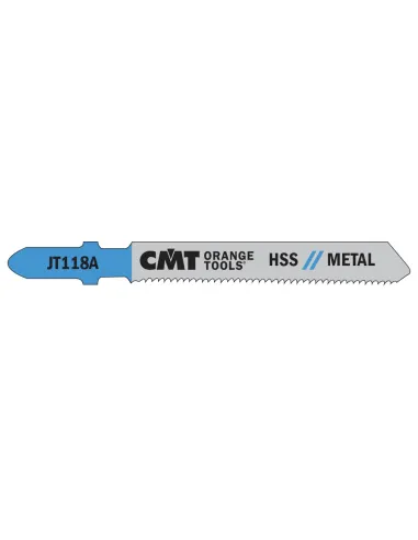 CMT Jig Saw Blade HSS Metal 118 A - L76 I50 TS1,2 (set 5pcs)