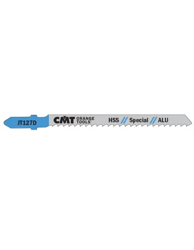 CMT Jig Saw Blade HSS Special Alu 127 D - L100 I75 TS3 (set 5pcs)