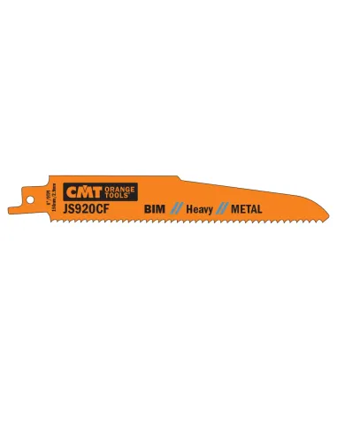 CMT Sabre Saw Blade BIM Heavy Metal 920 CF - L150, I130, TPI9 (set 5pcs)