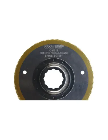 CMT Plunge and Flush Saw Blade BIMTi with Extra-long Life, for wood, metal - 87 mm, for Fein