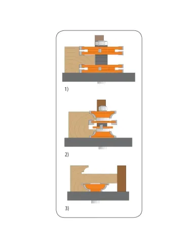 Door Bit Set, 3pcs, S12 HW