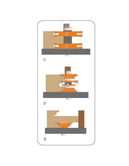 Door Bit Set, 3pcs, S12 HW