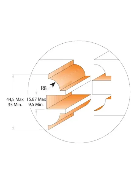 Door Bit Set, 3pcs, S12 HW