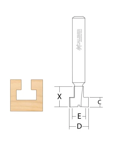 Фрезер Axcaliber Keyhole ➤ • Топ цена • jettools.bg