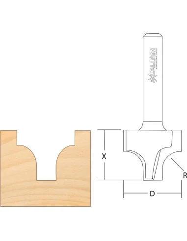 Axcaliber Round Over Cutters - 14" Shank ➤ • Топ цена • jettools.bg