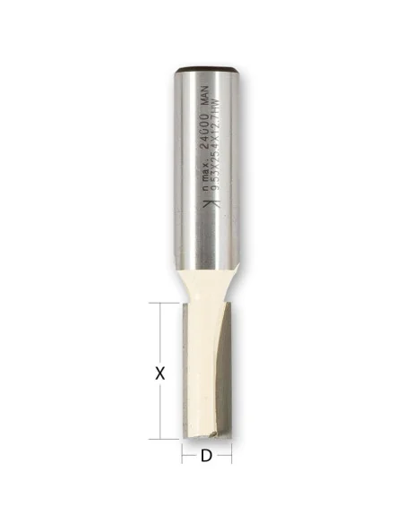 Axcaliber Twin Flute Straight Cutters - 1/4"(6.3mm) 🪚 Premium Woodworking Equipment | JetTools.bg