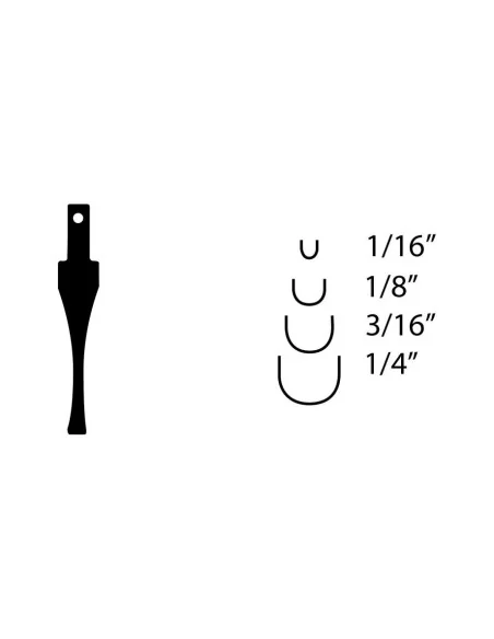 Flexcut SK Carving Gouges No.11 Sweep 🪚 Premium Woodworking Equipment | JetTools.bg