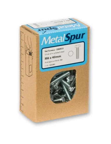 MetalSpur Hex Head Set Screws (Full Thread) 🪚 Премиум оборудване за дървообработка | JetTools.bg