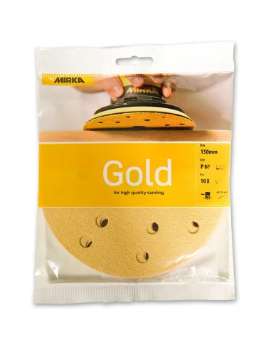 Mirka Gold Abrasive Discs 150mm 🪚 Premium Woodworking Equipment | JetTools.bg