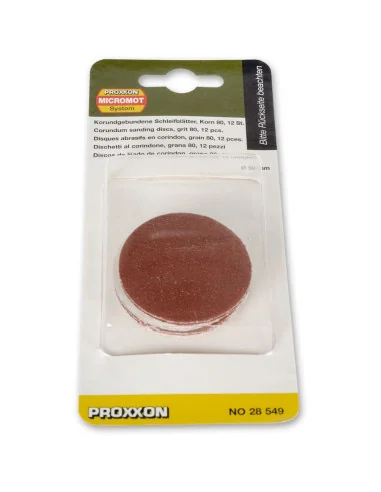 Proxxon Corundum Sanding Disc for LWS (Pkt 12) - 622 - 