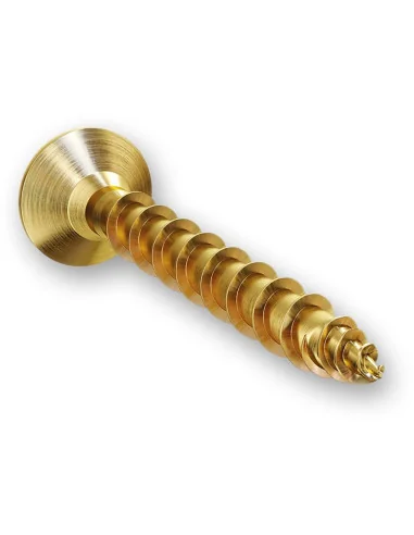 Tite-Fix HINGE-TITE Pozi Brass Screw - Pack of 50 🪚 Премиум оборудване за дървообработка | JetTools.bg