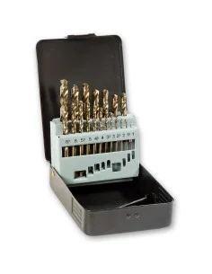 Axminster Workshop 19 Piece Cobalt/HSS Drill Bit Set 🪚 Premium Woodworking Equipment | JetTools.bg