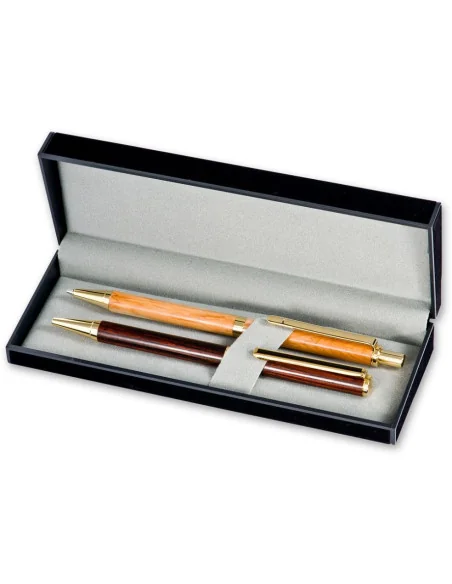 Artisan Black Velvet Double Pen Box 🪚 Premium Woodworking Equipment | JetTools.bg