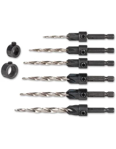 Axcaliber 6 Piece Tapered Drill & Countersink Bit Set ➤ • Топ цена ...