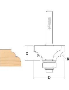 Axcaliber Bead Ovolo Cutter 🪚 Premium Woodworking Equipment | JetTools.bg