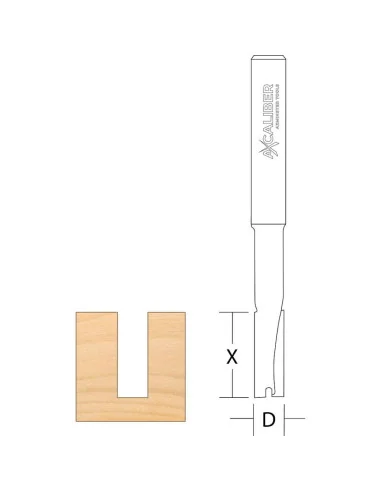 Axcaliber Comb Jointing Cutter for Fine Dovetail Set - 6055 - 