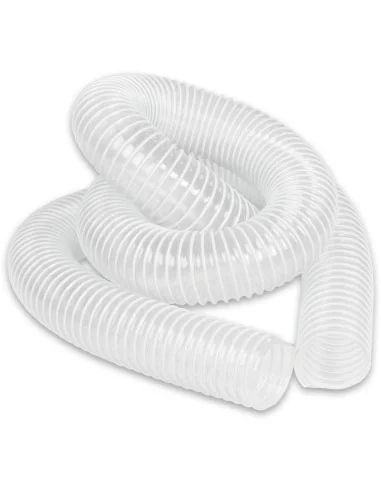 Axminster Workshop Clear Reinforced PVC Hose - 63mm x 2.5m 🪚 Premium Woodworking Equipment | JetTools.bg