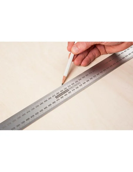 Axminster Professional Stainless Steel Metric Rule - 1,000mm 🪚 Premium Woodworking Equipment | JetTools.bg