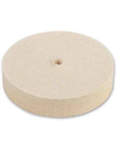 Axminster Professional Twist & Fix 100mm Felt Wheel - Soft