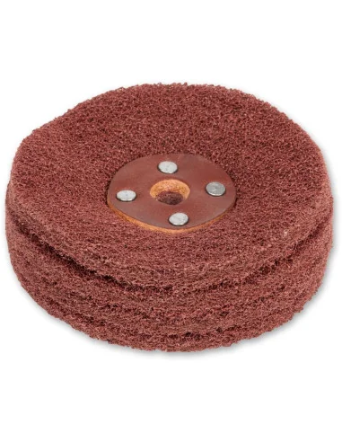 Axminster Professional Twist & Fix 100mm Nylon Abrasive Wheel - Med 🪚 Premium Woodworking Equipment | JetTools.bg