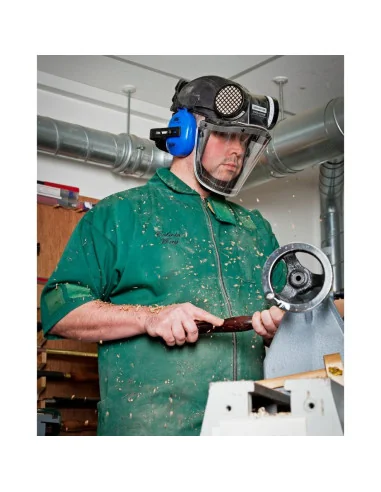 Big Blue™ Ear Defenders for Evolution® Respirator 🪚 Premium Woodworking Equipment | JetTools.bg