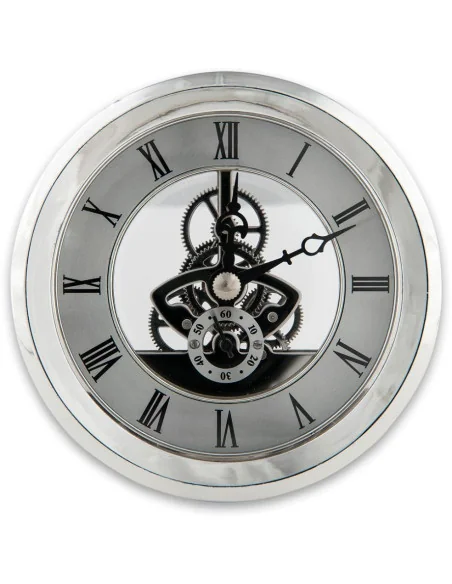 100mm Silver Skeleton Clock Insert 🪚 Premium Woodworking Equipment | JetTools.bg