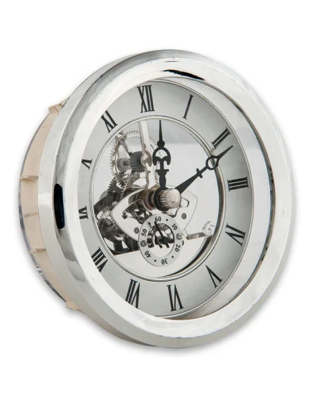 100mm Silver Skeleton Clock Insert 🪚 Premium Woodworking Equipment | JetTools.bg