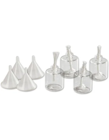 Craftprokits Glass Oil Lights (Pack of 4) ➤ • Топ цена • jettools.bg